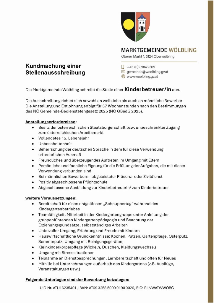 Kinderbetreuerin
