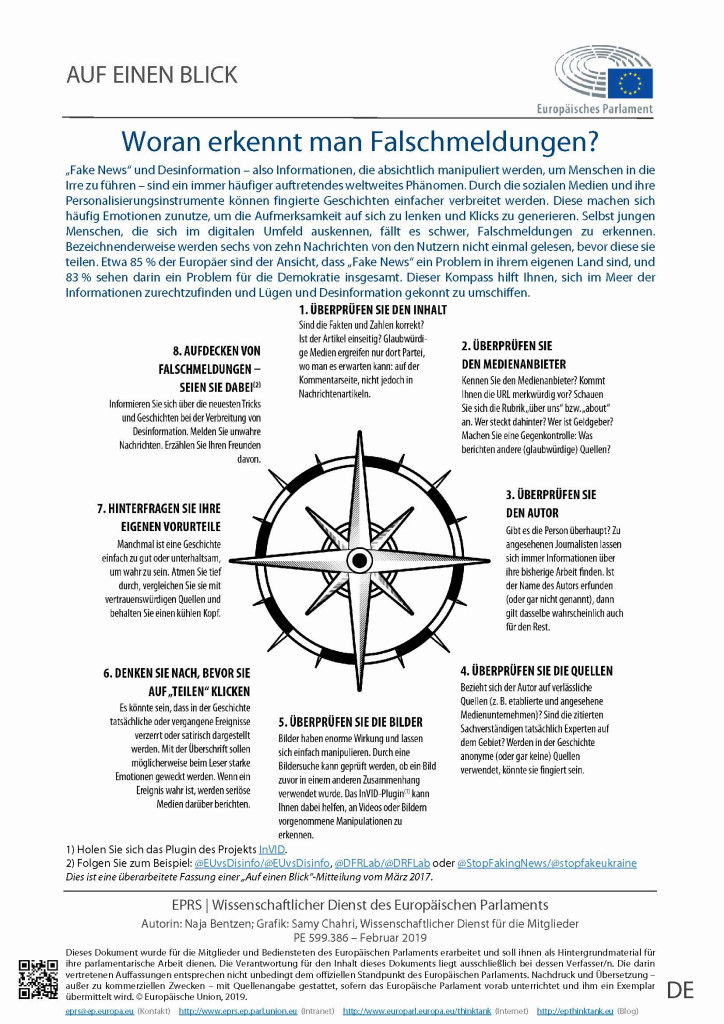 EU Fakenews Kompass