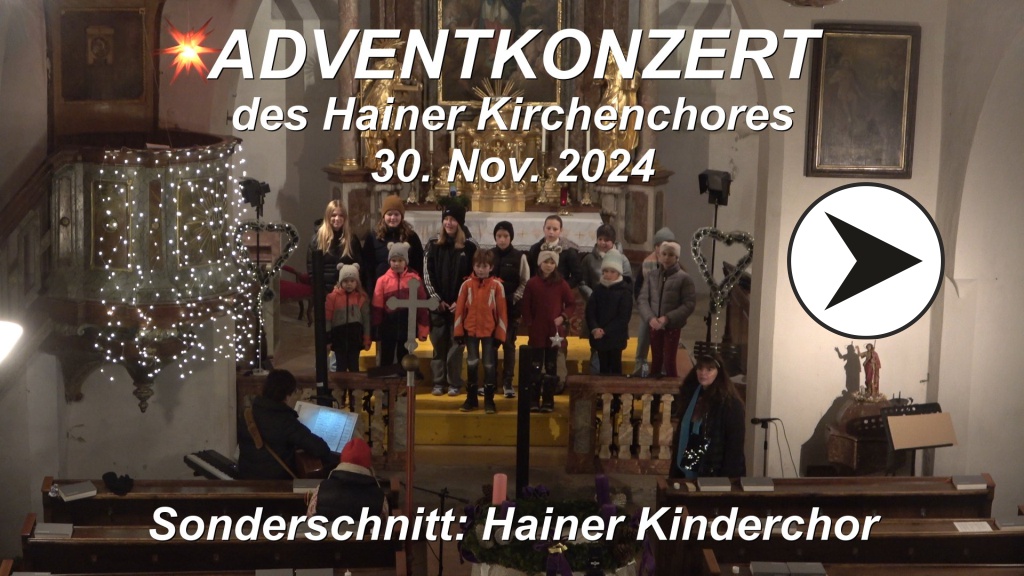 Adventkonzert 2024 Kinderchor Hain