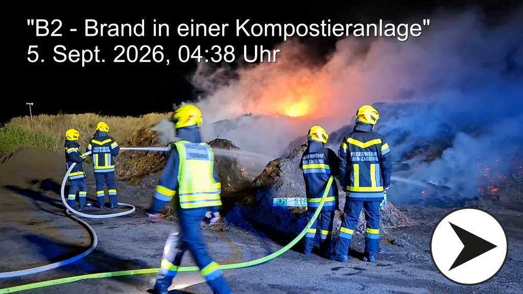 2026-09-05 Brand in einer Kompostieranlage